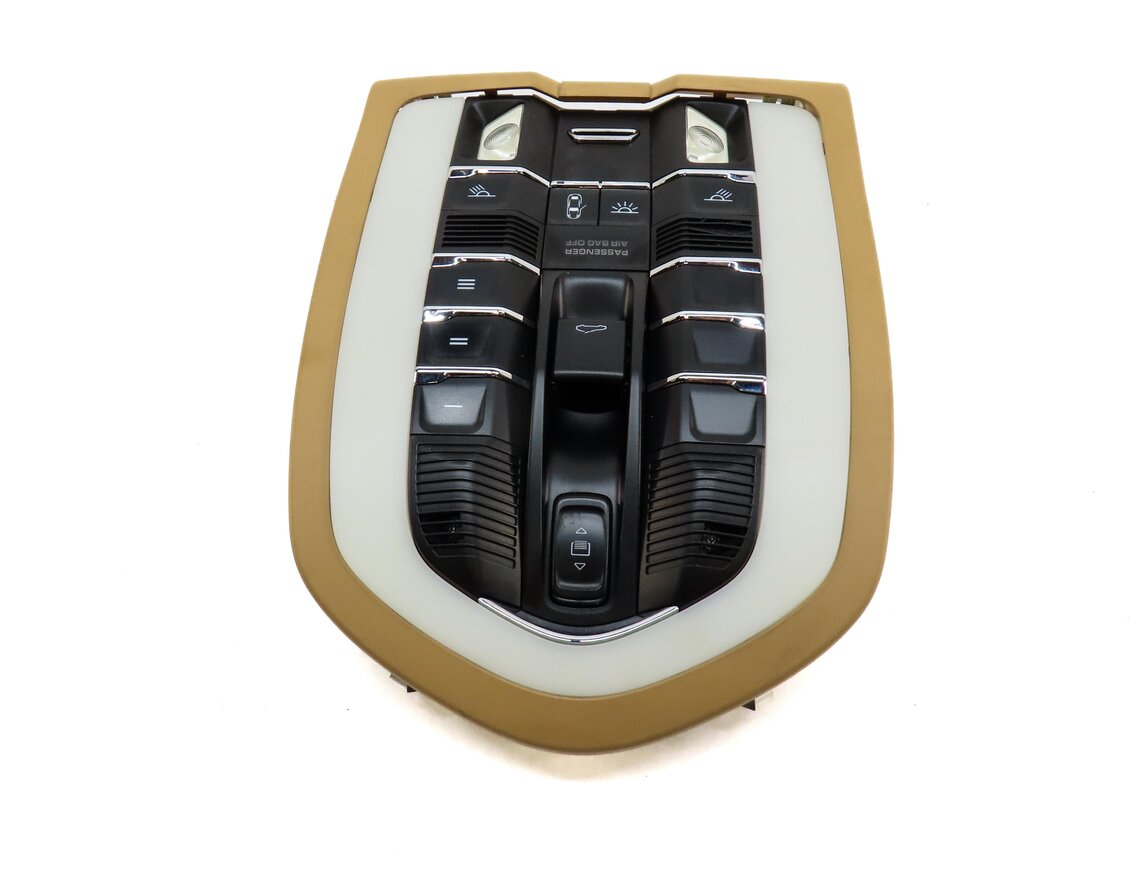 Thumbnail 3: 2011 PORSCHE CAYENNE (958) FRONT DOMELIGHT MAP READING COURTESY LIGHT LAMP BEIGE
