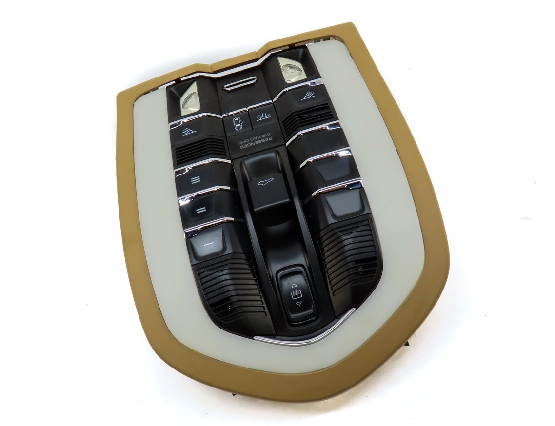Thumbnail 4: 2011 PORSCHE CAYENNE (958) FRONT DOMELIGHT MAP READING COURTESY LIGHT LAMP BEIGE