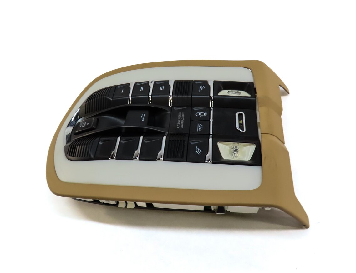 Thumbnail 5: 2011 PORSCHE CAYENNE (958) FRONT DOMELIGHT MAP READING COURTESY LIGHT LAMP BEIGE