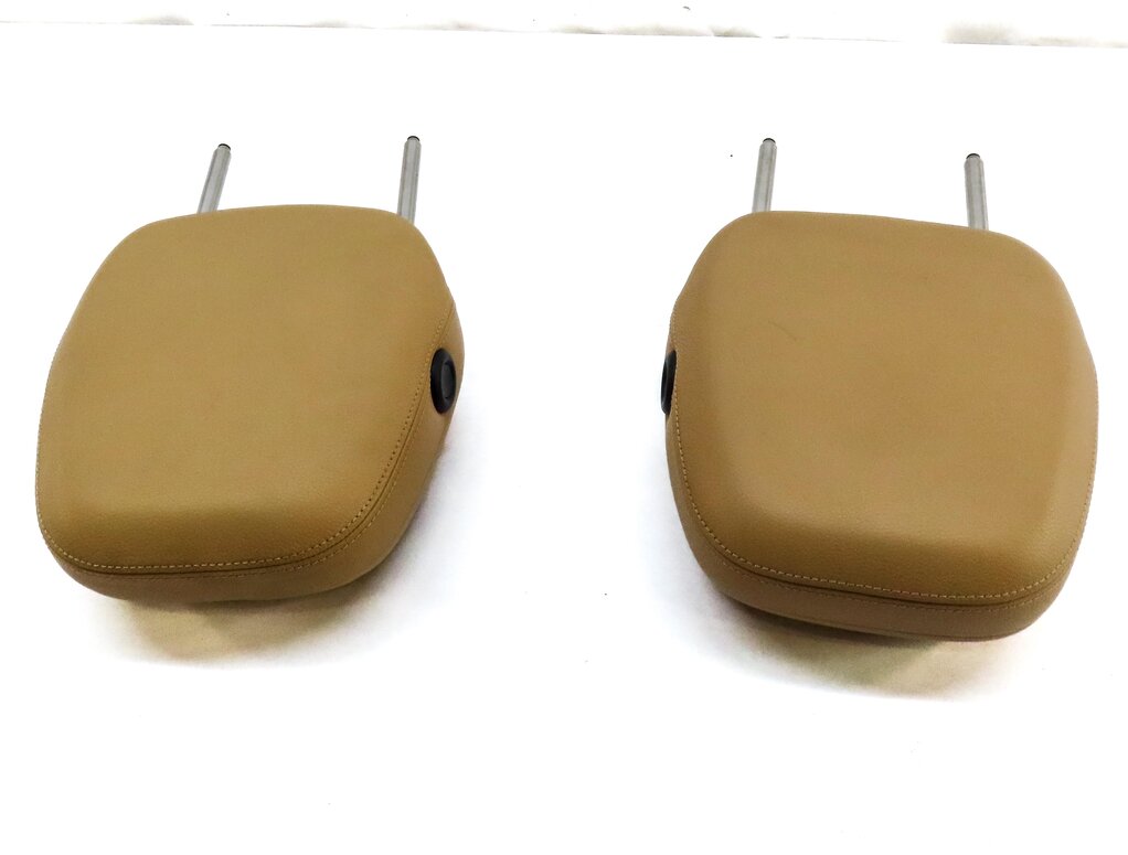 Thumbnail 4: 11-18 PORSCHE CAYENNE (958) FRONT LEFT & RIGHT SEAT HEADREST SET 2 (BEIGE)