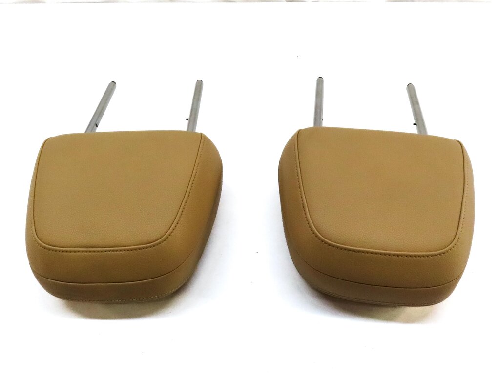 Thumbnail 5: 11-18 PORSCHE CAYENNE (958) FRONT LEFT & RIGHT SEAT HEADREST SET 2 (BEIGE)