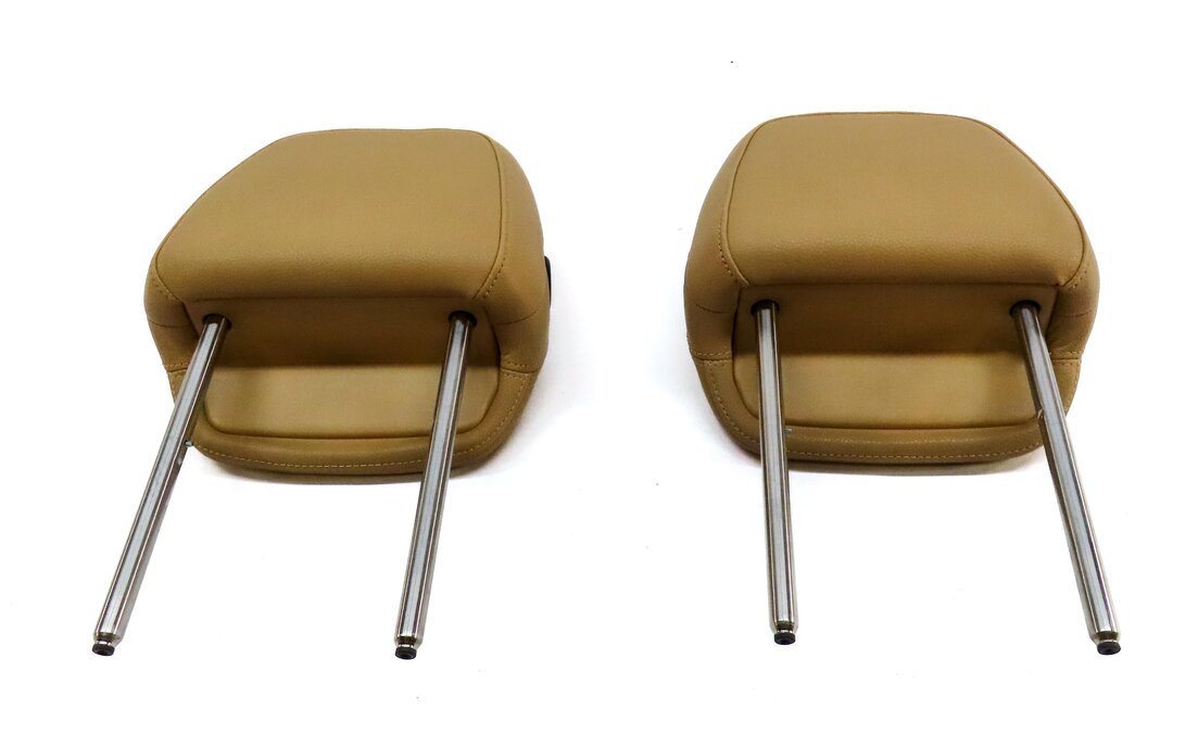 Thumbnail 6: 11-18 PORSCHE CAYENNE (958) FRONT LEFT & RIGHT SEAT HEADREST SET 2 (BEIGE)