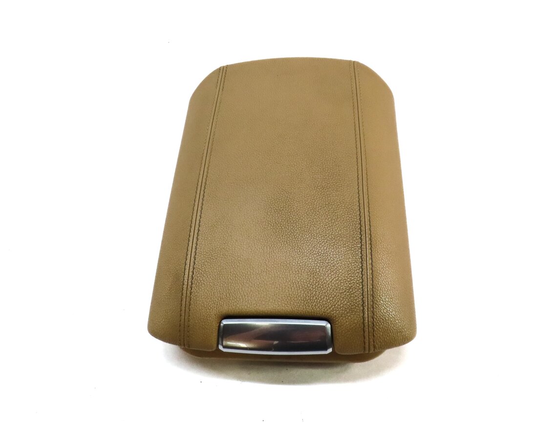 Thumbnail 2: 11-18 PORSCHE CAYENNE (958) FRONT CENTER CONSOLE ARMREST ARM REST LID (BEIGE)