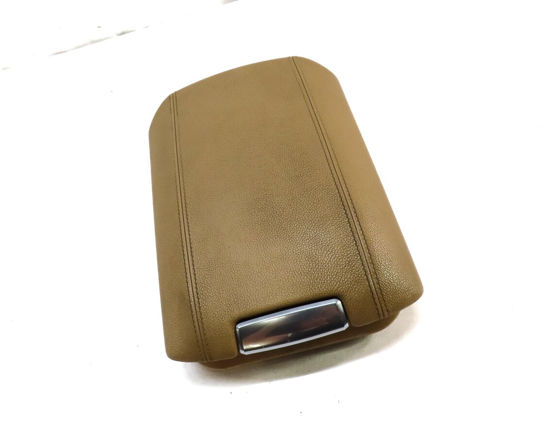Thumbnail 3: 11-18 PORSCHE CAYENNE (958) FRONT CENTER CONSOLE ARMREST ARM REST LID (BEIGE)