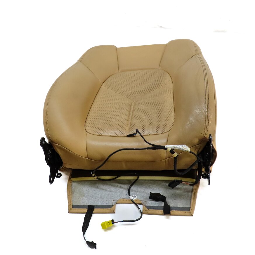 Thumbnail 2: 2011 PORSCHE CAYENNE (958) LEFT DRIVER UPPER TOP HEATED SEAT CUSHION (BEIGE)