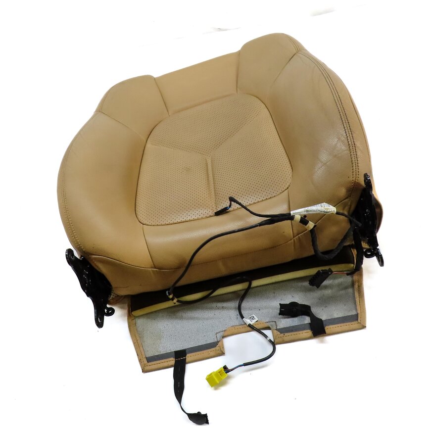 Thumbnail 3: 2011 PORSCHE CAYENNE (958) LEFT DRIVER UPPER TOP HEATED SEAT CUSHION (BEIGE)