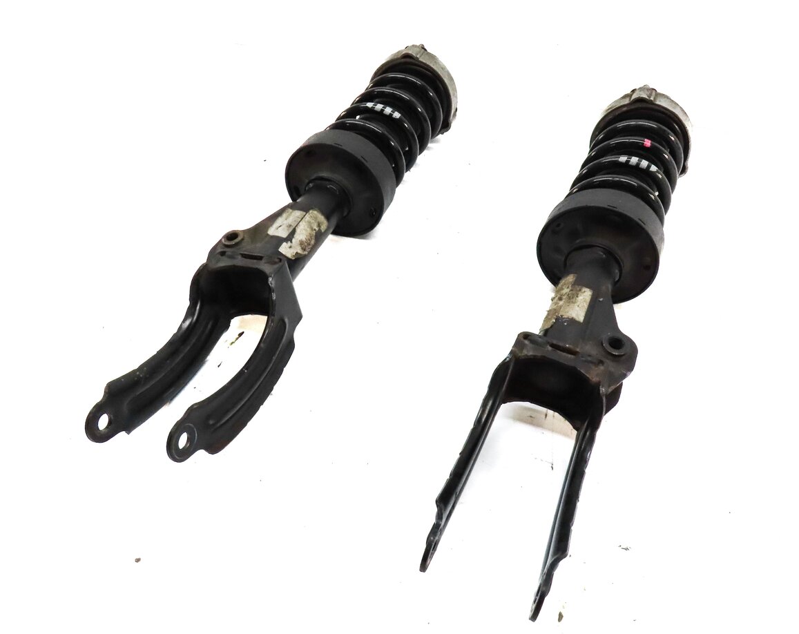 2011-2018 PORSCHE CAYENNE (958) FRONT LEFT & RIGHT SUSPENSION SHOCK STRUT SET-2
