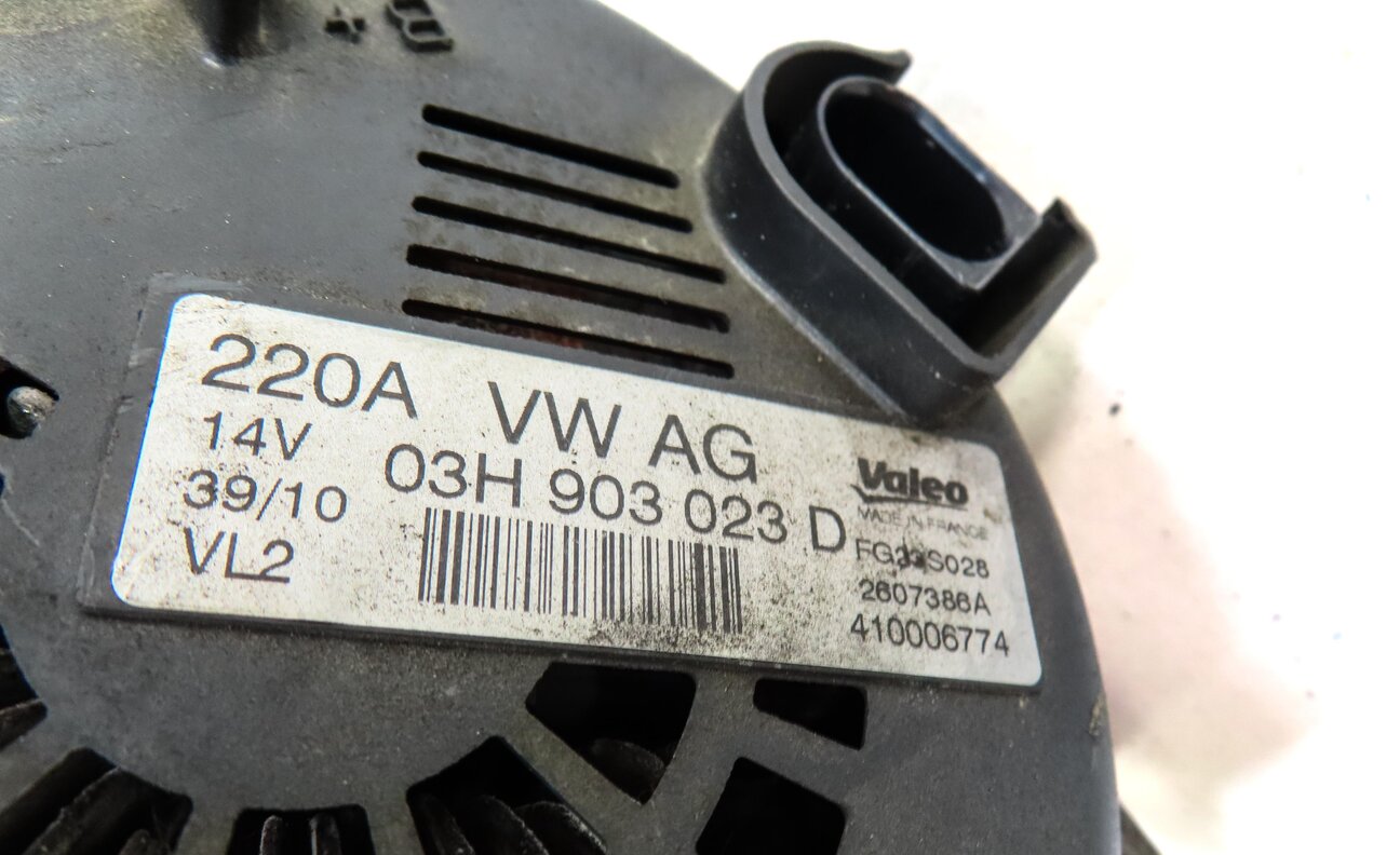 Thumbnail 7: 2011-2018 PORSCHE CAYENNE (958) 3.6L M55 ENGINE 220 AMP ALTERNATOR POWER CHARGER