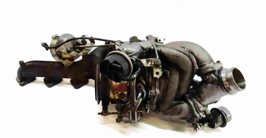 Thumbnail 1: 2009-2013 BMW X5 (E70) 3.0L M57Y DIESEL ENGINE - UPPER & LOWER TURBOCHARGER