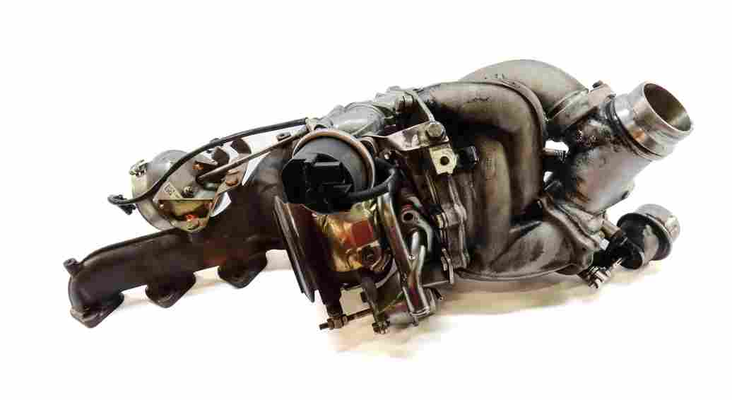 Thumbnail 2: 2009-2013 BMW X5 (E70) 3.0L M57Y DIESEL ENGINE - UPPER & LOWER TURBOCHARGER