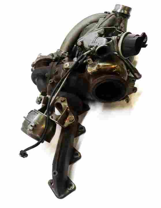 Thumbnail 5: 2009-2013 BMW X5 (E70) 3.0L M57Y DIESEL ENGINE - UPPER & LOWER TURBOCHARGER