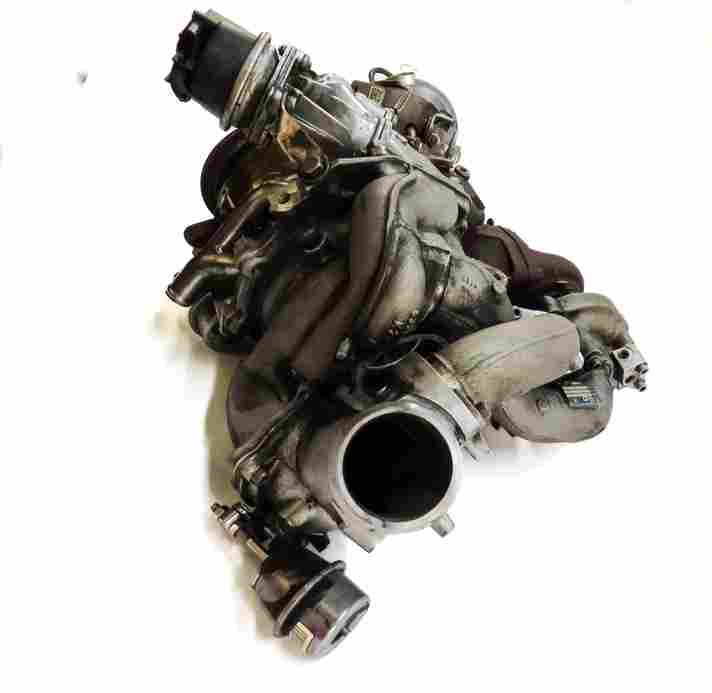 Thumbnail 6: 2009-2013 BMW X5 (E70) 3.0L M57Y DIESEL ENGINE - UPPER & LOWER TURBOCHARGER