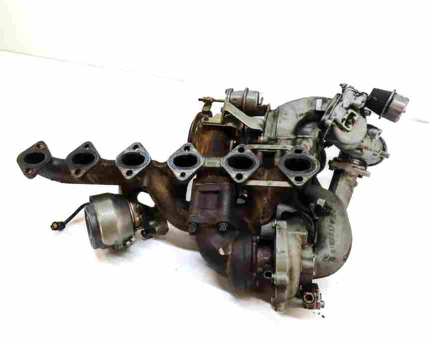Thumbnail 8: 2009-2013 BMW X5 (E70) 3.0L M57Y DIESEL ENGINE - UPPER & LOWER TURBOCHARGER