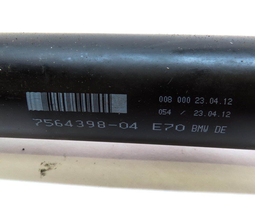 Thumbnail 6: 2009-2014 BMW X5 X6 X5M X6M (E70 E71) REAR DRIVESHAFT DRIVELINE DRIVE LINE SHAFT