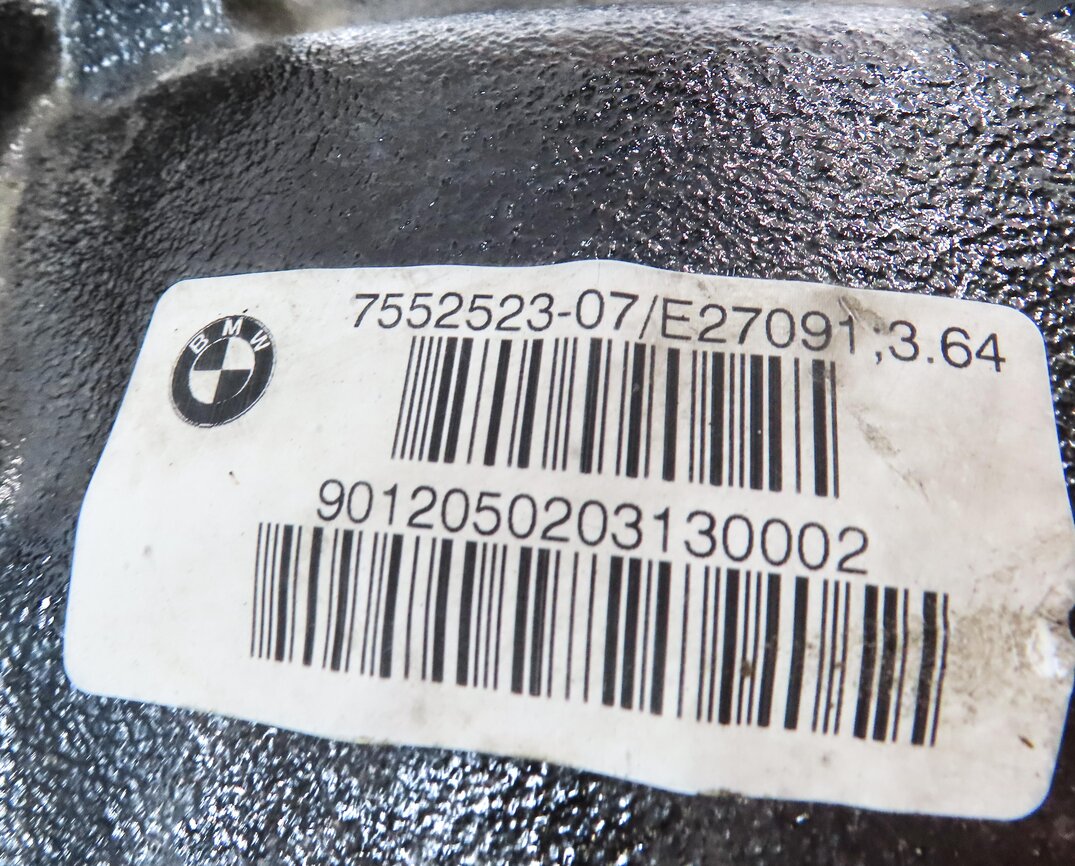 Thumbnail 7: 2009-2013 BMW X5 3.0L DIESEL / X6 4.4TT (E70 E71 E72) REAR DIFFERENTIAL (3.64)