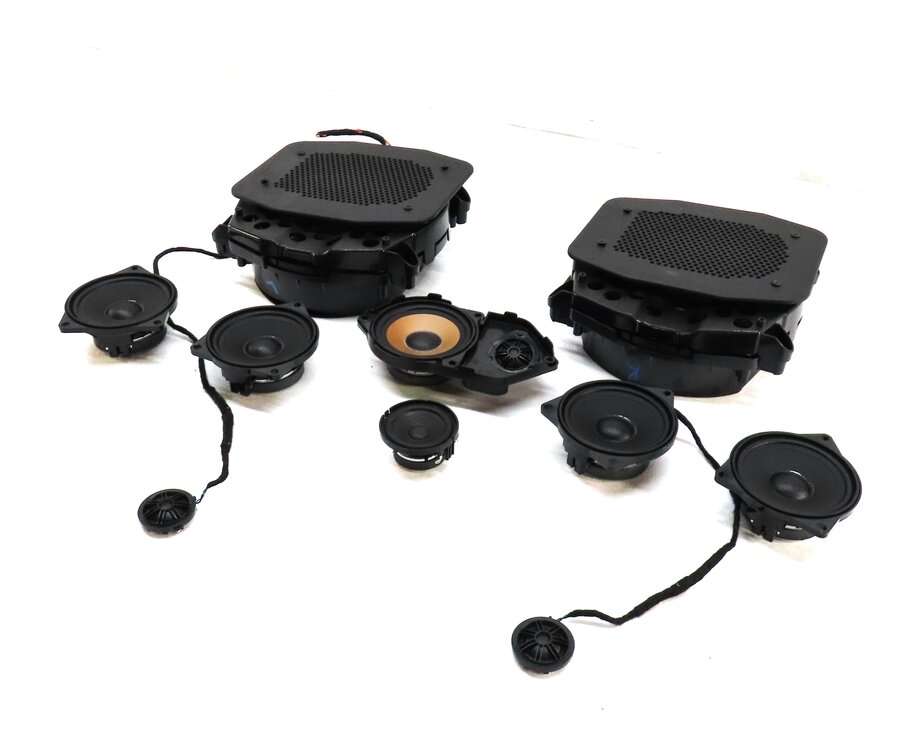 2012 BMW X5 E70 FRONT REAR LEFT RIGHT DOOR DASH DECK STEREO RADIO SPEAKER SET 11
