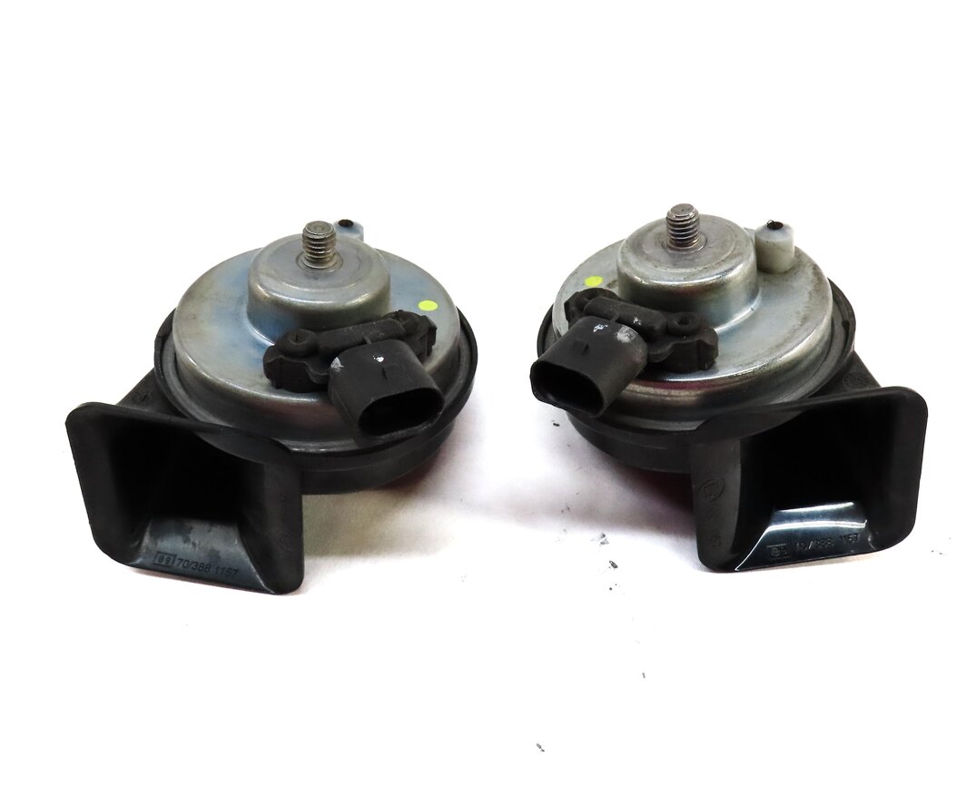 Thumbnail 4: 2010-2014 BMW X5 X6 (E70 E71) HIGH & LOW TONE SAFETY HORN SET-2