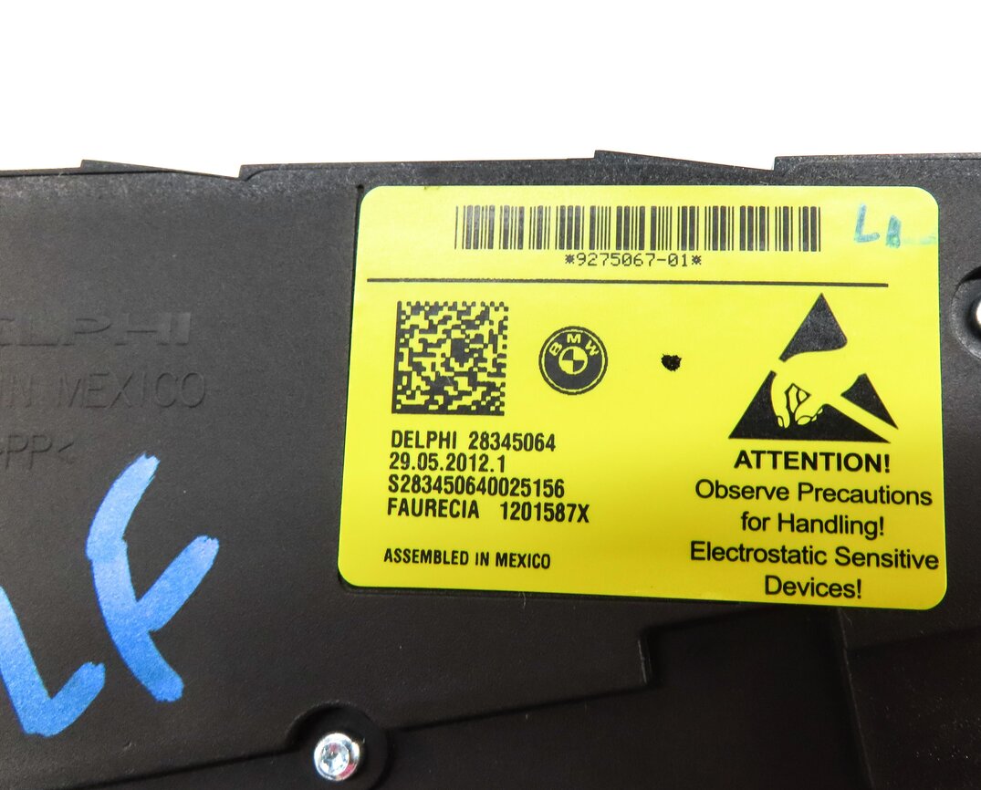 Thumbnail 6: 2012 BMW X5 (E70) FRONT LEFT DRIVER SEAT MEMORY ADJUST SWITCH (BLACK) 9275067