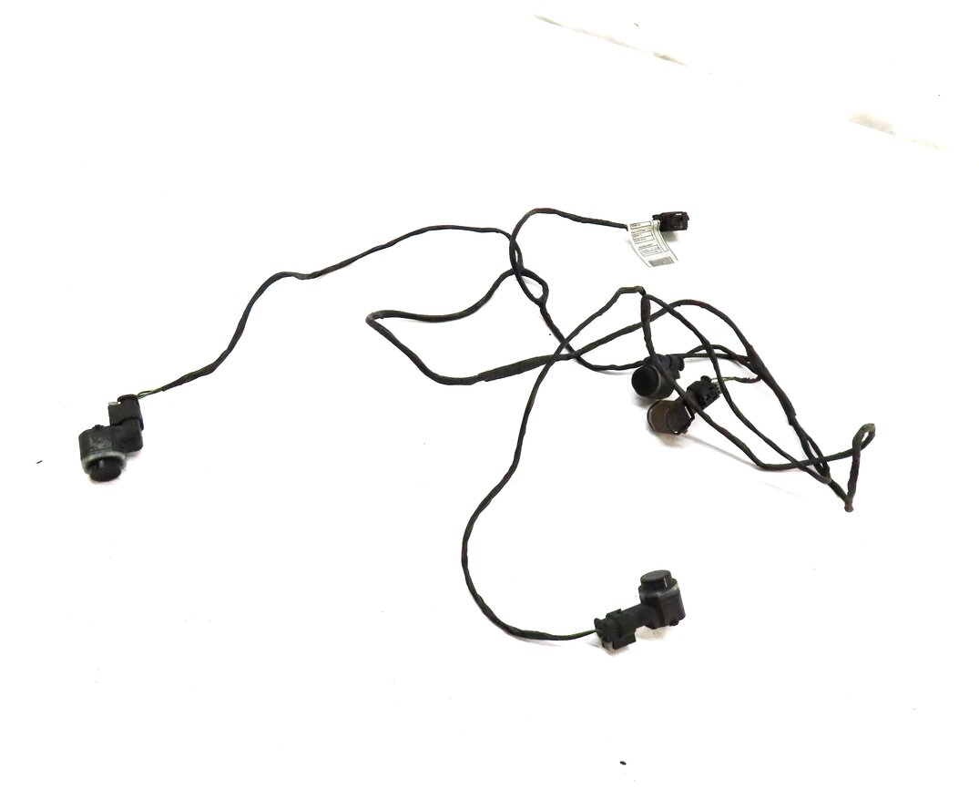 Thumbnail 1: 2012 BMW X5 (E70) FRONT PARK ASSIST PDC SENSOR SET4 (BLACK) w/ WIRE HARNESS