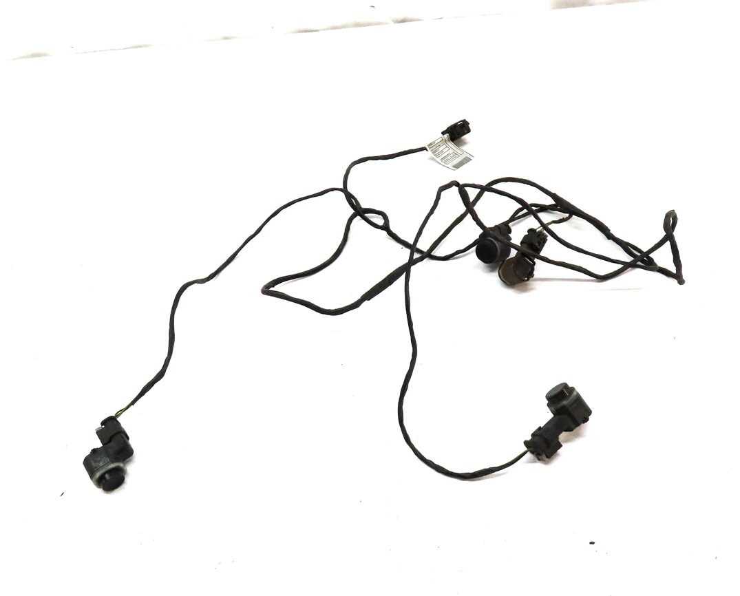Thumbnail 2: 2012 BMW X5 (E70) FRONT PARK ASSIST PDC SENSOR SET4 (BLACK) w/ WIRE HARNESS