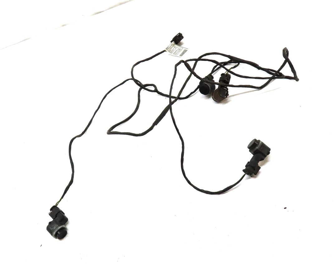 Thumbnail 3: 2012 BMW X5 (E70) FRONT PARK ASSIST PDC SENSOR SET4 (BLACK) w/ WIRE HARNESS