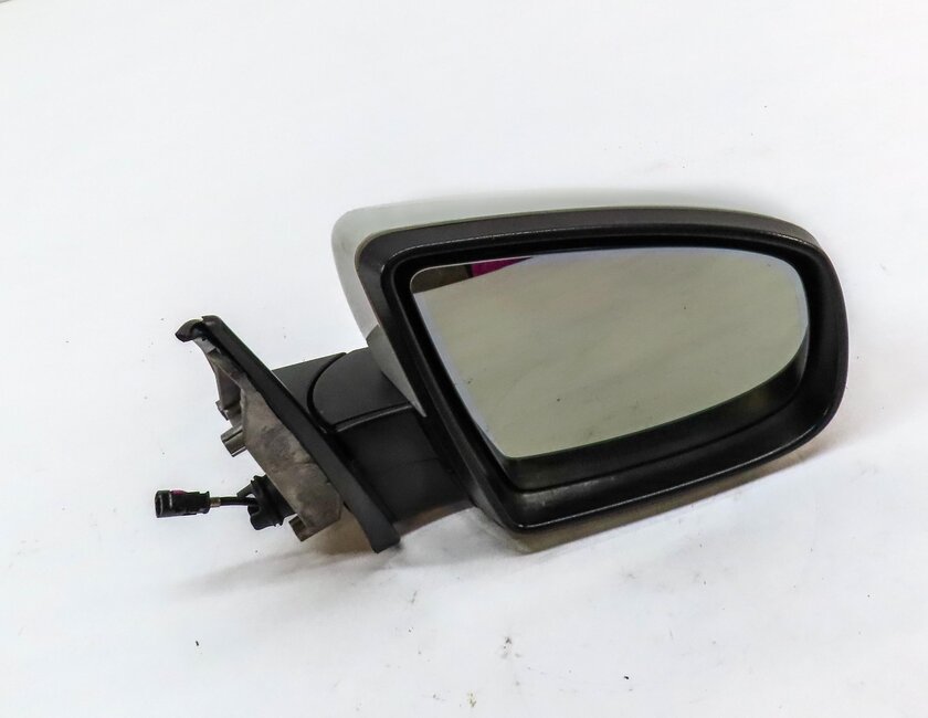 Thumbnail 4: 2010-2013 BMW X5 (E70) RIGHT P-FOLD AUTODIM CAMERA HEATED DOOR MIRROR (WHITE)