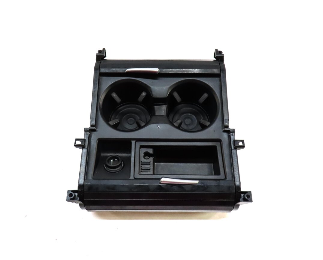 Thumbnail 7: 2012 BMW X5 (E70) FRONT CENTER CONSOLE CUPHOLDER CUP HOLDER w/ 12v SOCKET