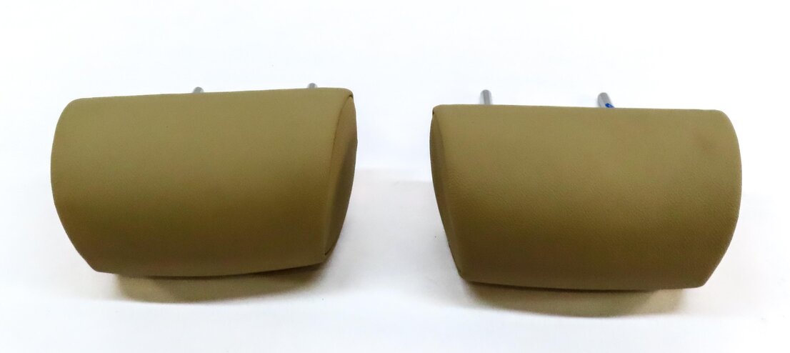 Thumbnail 4: 2010-2013 BMW X5 (E70) REAR LEFT & RIGHT 2ND ROW SEAT HEADREST SET 2 (BEIGE)