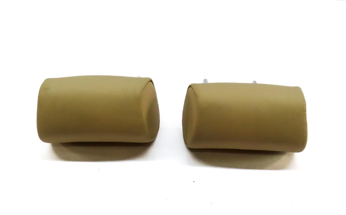 Thumbnail 5: 2010-2013 BMW X5 (E70) REAR LEFT & RIGHT 2ND ROW SEAT HEADREST SET 2 (BEIGE)