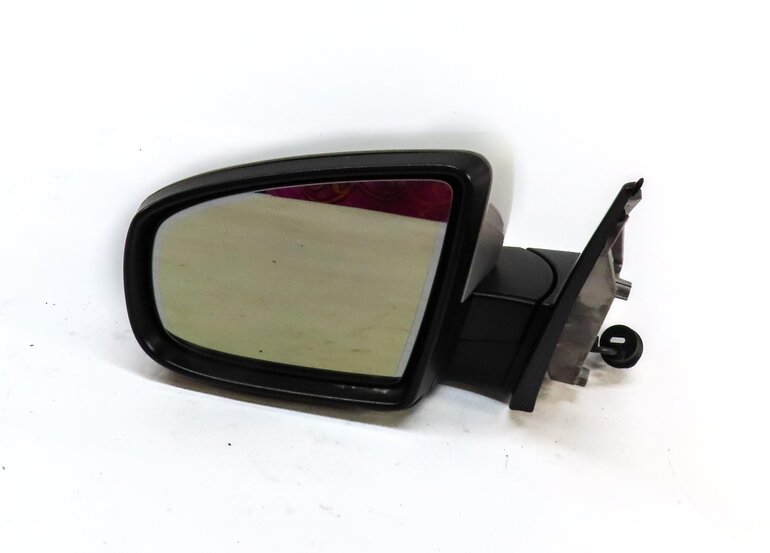 2010-2013 BMW X5 (E70) LEFT P-FOLD AUTODIM CAMERA HEATED DOOR MIRROR (WHITE)
