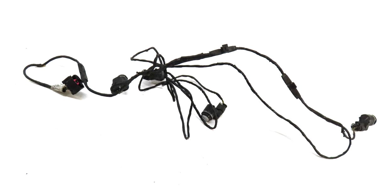 2012 BMW X5 (E70) REAR PARK ASSIST PDC SENSOR SET4 (WHITE & BLACK) w/ HARNESS