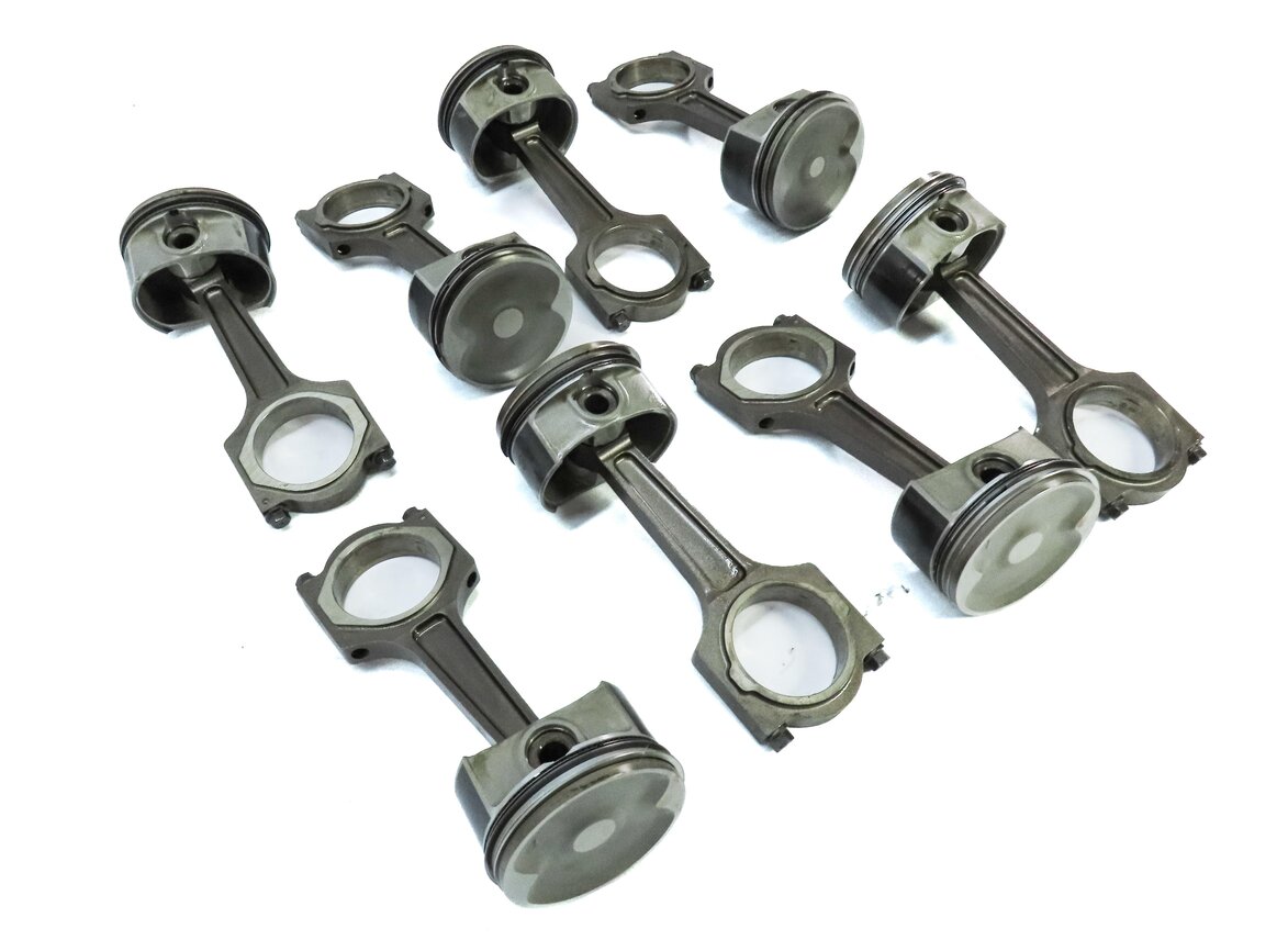 Thumbnail 1: 2006-2009 RANGE ROVER SPORT (L320 L322) 4.2L V8 SUPERCHARGED ENGINE PISTON SET-8