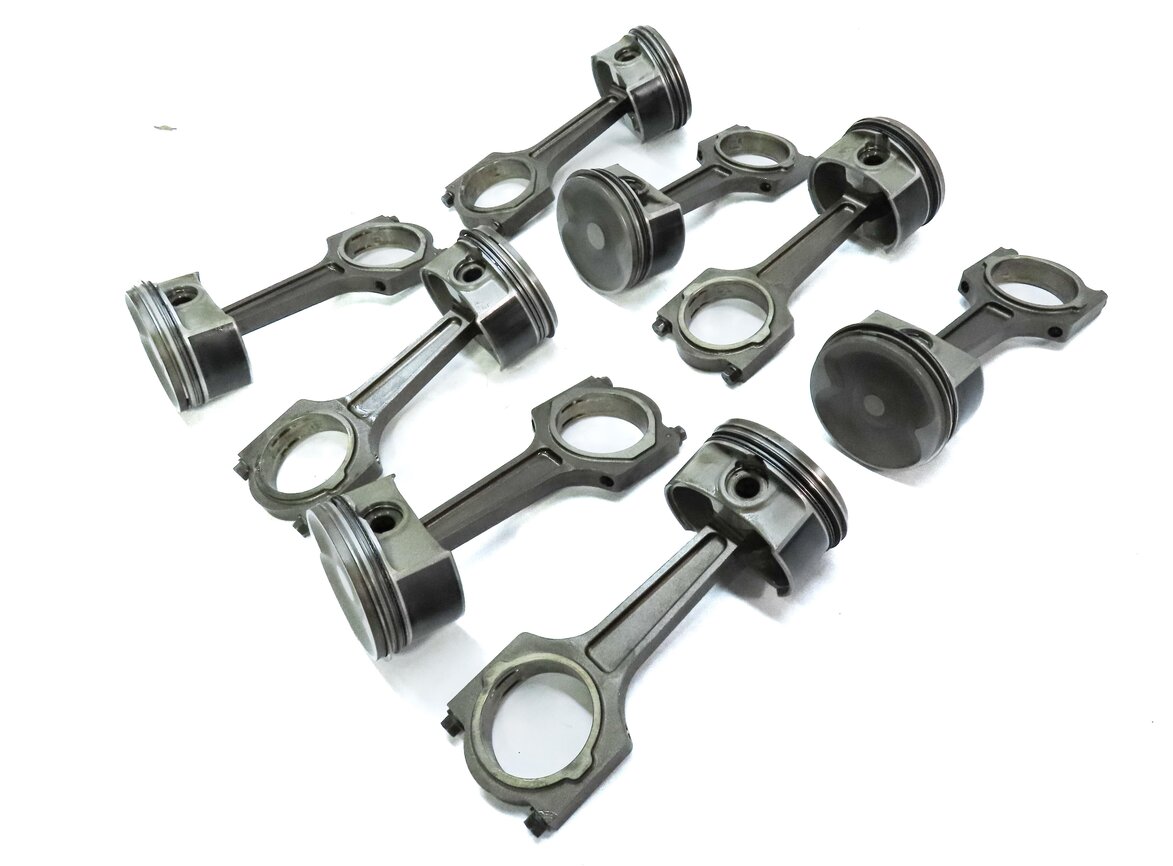 Thumbnail 3: 2006-2009 RANGE ROVER SPORT (L320 L322) 4.2L V8 SUPERCHARGED ENGINE PISTON SET-8