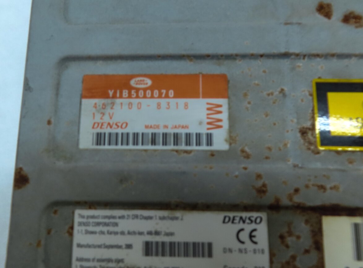Thumbnail 6: 05-09 LAND ROVER LR3 - RANGE ROVER SPORT (L322 L320) DVD NAVIGATION DISC DRIVE