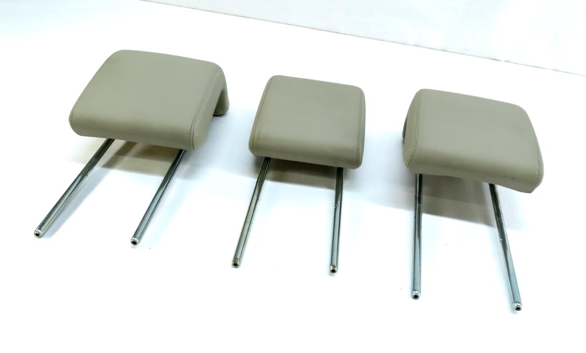 Thumbnail 1: 2006 RANGE ROVER SPORT (L320) REAR LEFT CENTER RIGHT HEADREST SET-3 (IVORY)