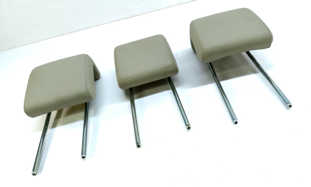 Thumbnail 3: 2006 RANGE ROVER SPORT (L320) REAR LEFT CENTER RIGHT HEADREST SET-3 (IVORY)