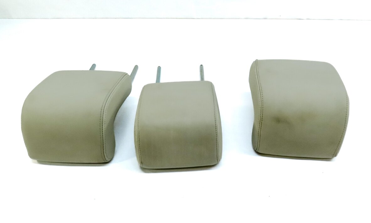 Thumbnail 4: 2006 RANGE ROVER SPORT (L320) REAR LEFT CENTER RIGHT HEADREST SET-3 (IVORY)