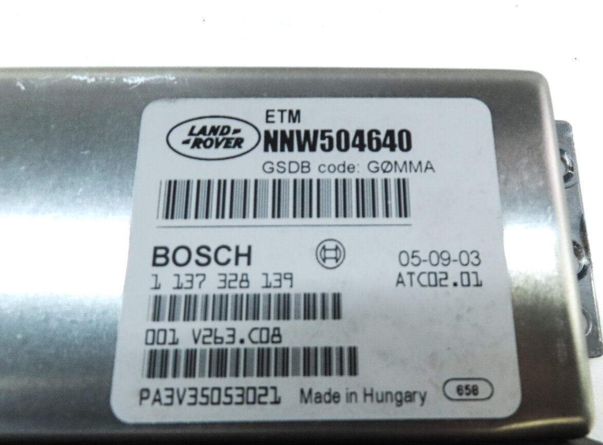 Thumbnail 4: 2006 RANGE ROVER SPORT (L320) REAR LOCKING DIFFERENTIAL CONTROL MODULE