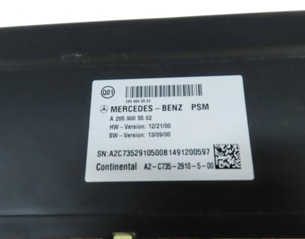Thumbnail 4: 2015 MERCEDES C300 (W205) FRONT RIGHT PASSENGER SEAT CONTROL MODULE