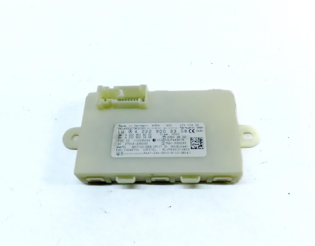 Thumbnail 2: 2015-2019 MERCEDES C300 C400 GLC300 S400 S550 (W205 W222 X253) KEYLESS GO MODULE