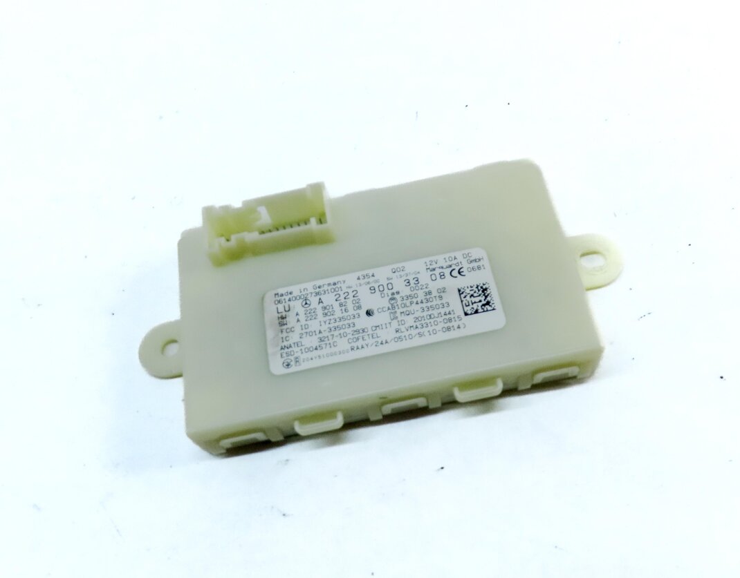 Thumbnail 3: 2015-2019 MERCEDES C300 C400 GLC300 S400 S550 (W205 W222 X253) KEYLESS GO MODULE