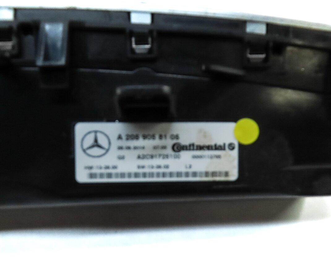 Thumbnail 6: 15-21 MERCEDES C GLC CLASS W205 X253 AC HEATER CLIMATE TEMPERATURE CONTROL PANEL