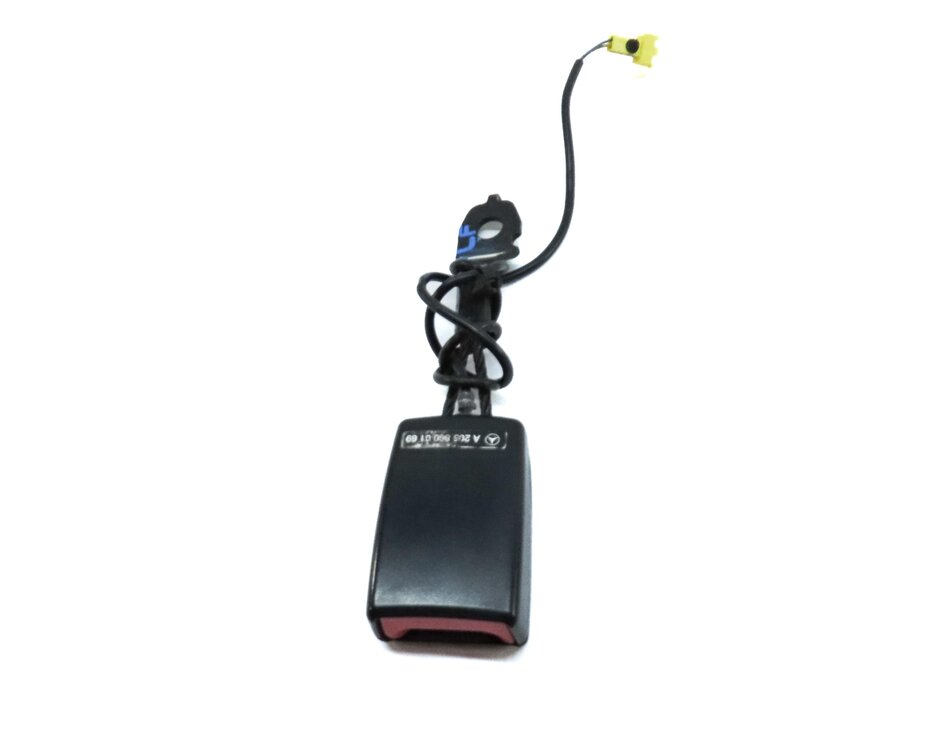 Thumbnail 2: 2015-2021 MERCEDES C GLC (W205 X253) FRONT LEFT DRIVER SEATBELT RECEIVER (BLACK)