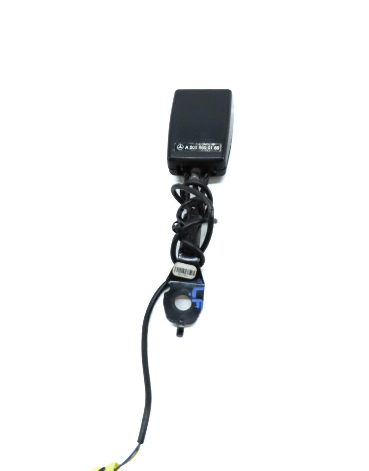 Thumbnail 4: 2015-2021 MERCEDES C GLC (W205 X253) FRONT LEFT DRIVER SEATBELT RECEIVER (BLACK)