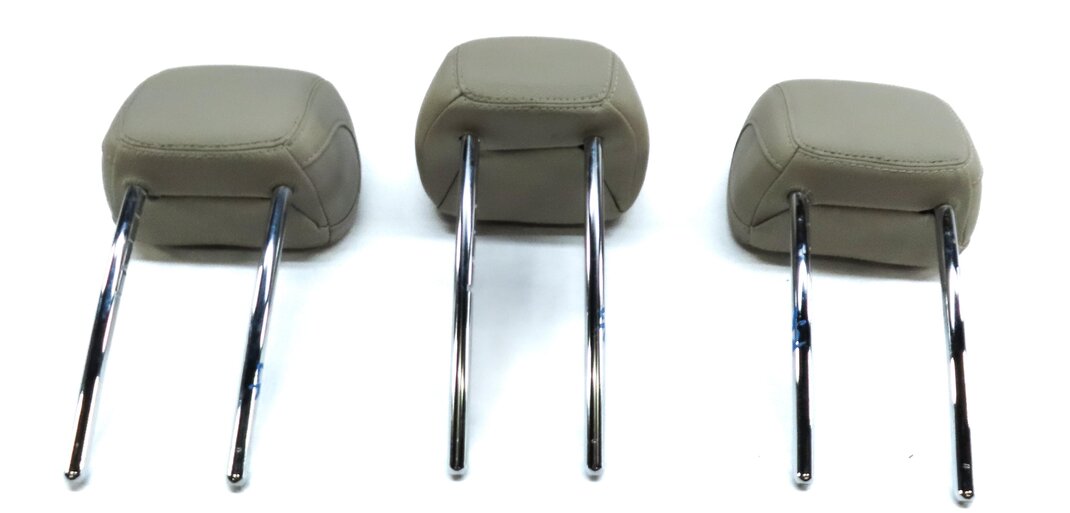 Thumbnail 6: 15-21 MERCEDES C-CLASS (W205) REAR SEAT LEFT CENTER RIGHT HEADREST SET-3 (BEIGE)