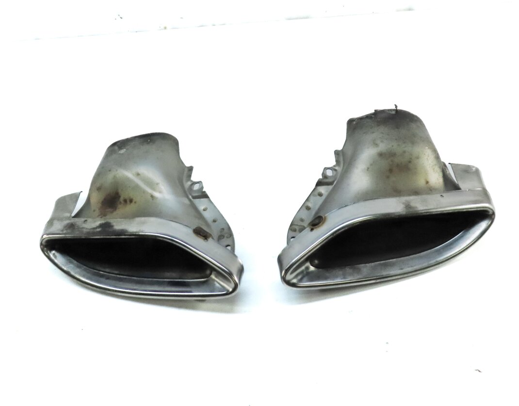 Thumbnail 2: 2012-2015 MERCEDES C350 COUPE (W204) REAR LEFT & RIGHT EXHAUST MUFFLER TIP SET 2