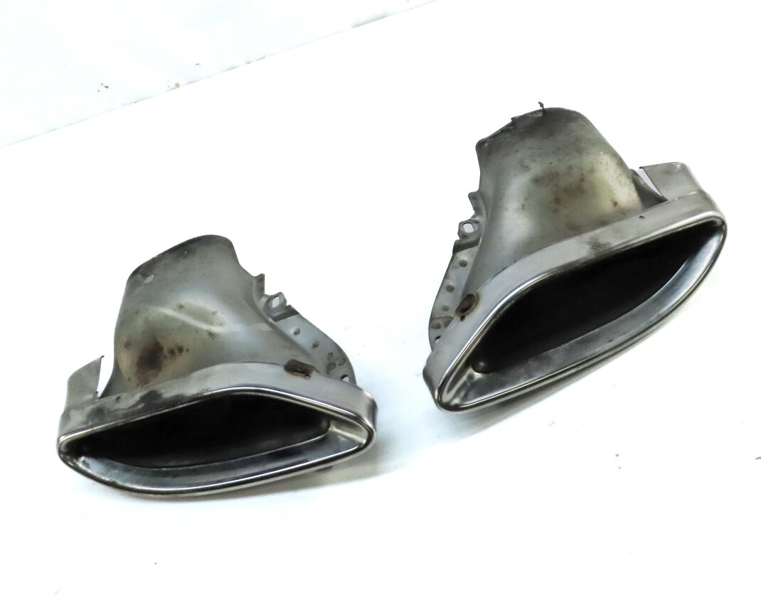 Thumbnail 3: 2012-2015 MERCEDES C350 COUPE (W204) REAR LEFT & RIGHT EXHAUST MUFFLER TIP SET 2