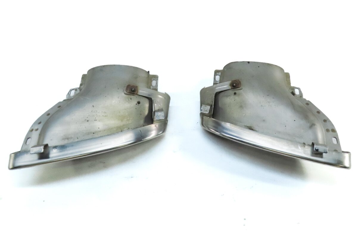 Thumbnail 5: 2012-2015 MERCEDES C350 COUPE (W204) REAR LEFT & RIGHT EXHAUST MUFFLER TIP SET 2