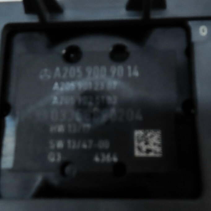 Thumbnail 6: 2015 MERCEDES C-CLASS (W204) RADIO STEREO GPS NAVIGATION CONTROL KNOB SWITCH PAD