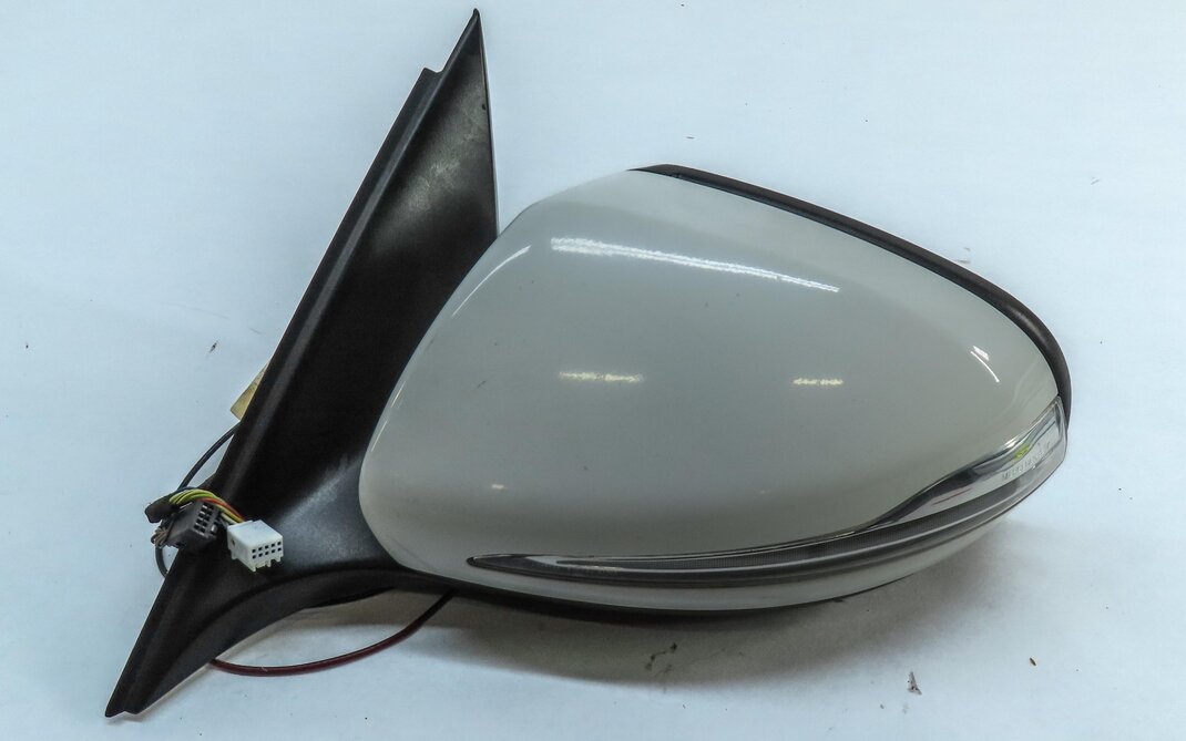 Thumbnail 6: 15-16 MERCEDES C-CLASS (W205) LEFT BLIND SPOT P-FOLD AUTODIM DOOR MIRROR (WHITE)
